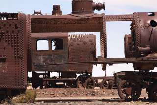 Train's Cemetary in Uyuni