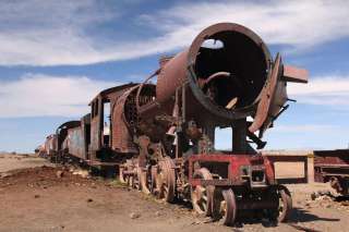 Train's Cemetary in Uyuni