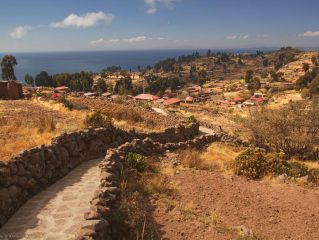 Lac Titicaca . îles Taquile
